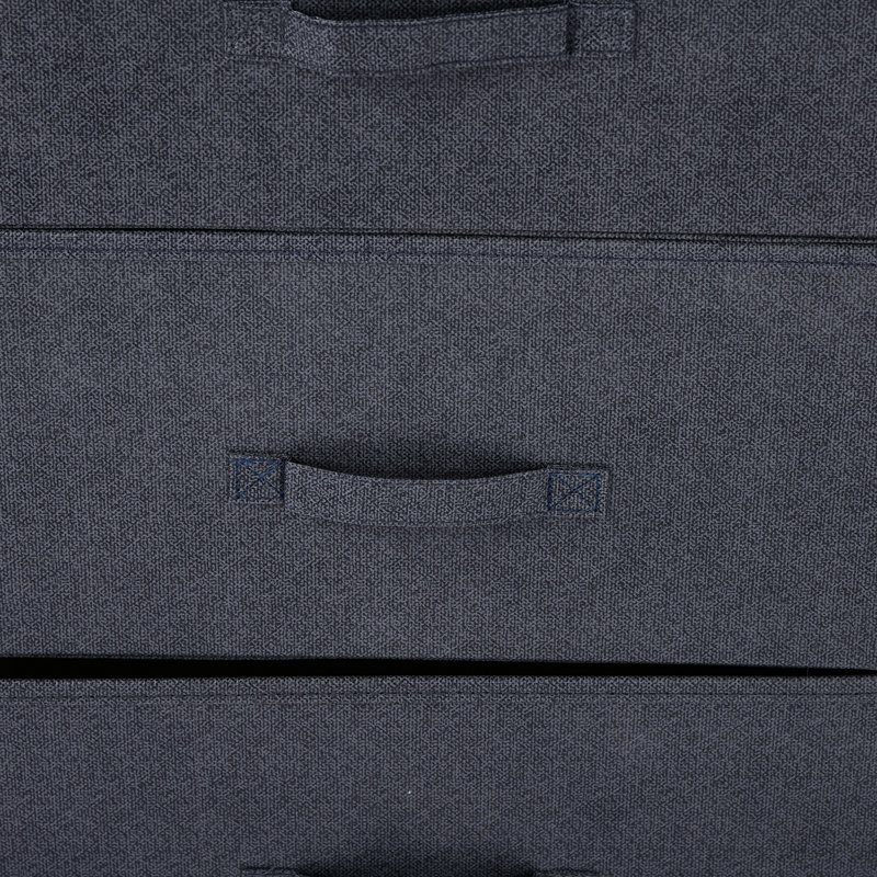 Commode de rangement 4 tiroirs Abing, Noir