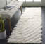 Abriel Abstract Handmade Wool Area Rug in Ivory-696255475