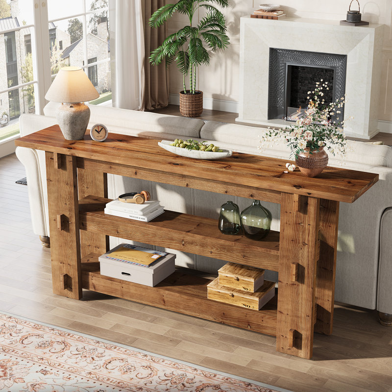 62.99cm Solid Wood Console Table