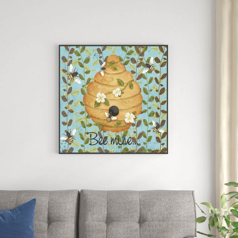 Abeilles et miel I, H 30 po x l 30 po