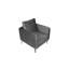 Accent Chair, Armchair With Metal Legs