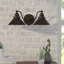 Applique murale articulée à 2 lumières bronze cendré à intensité variable Tillar