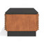 Table basse, aucun assemblage requis, finition bourbon