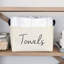 Panier de rangement en tissu T serviettes