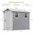 4 Ft. W X 8 Ft. D Resin Storage Shed-109026531