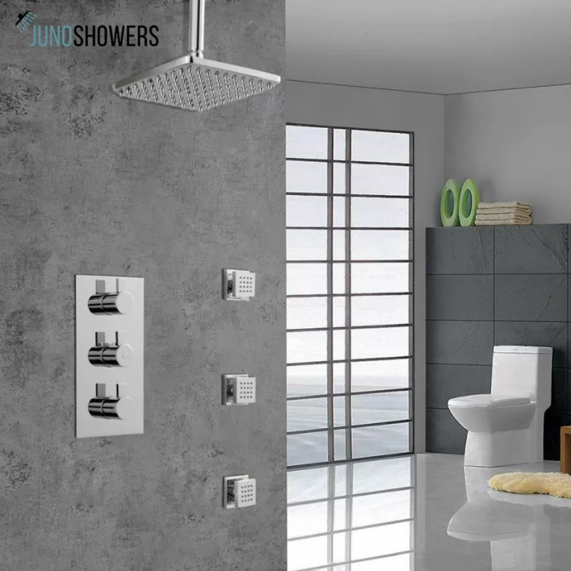 Polished chrome basin faucet with ceramic cartridge and easy installation