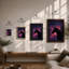 Cosmic Horse Fantasy - Framed Print-369815818-369815831