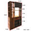 Armoire de rangement 71 po de hauteur, organisateur d'entrée multifonctionnel - standard-130466428-130466429