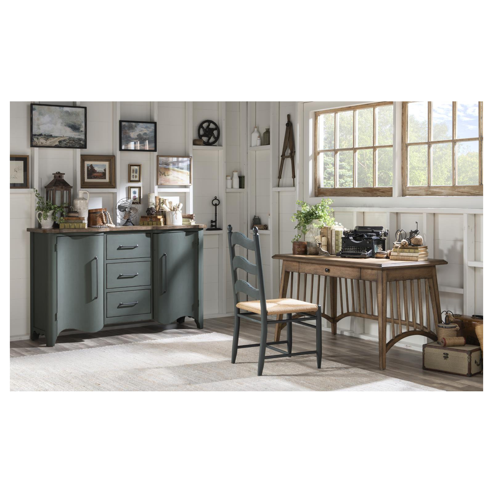 Country Living 3-Drawer Accent Chest 3, Brown