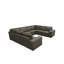 Canapé modulaire inclinable en cuir Tersteot-1793204279