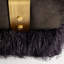 Ostrich Fluff Lounge Chair - Black / Black