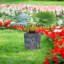 Jardinière en ciment 9,4 x 9,4 x 18,1 po-1954412582