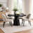 Gytle Round Dining Table in Black