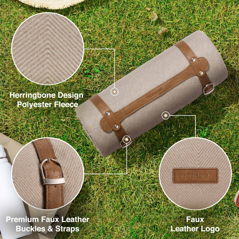 XL Picnic Blanket, Beige