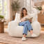 Fauteuil à billes en velours côtelé l 41,8 po-1697409110