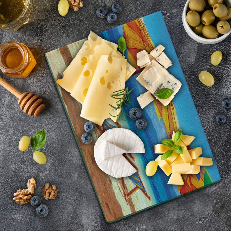 Planche à découper en verre trempé Ambesonne