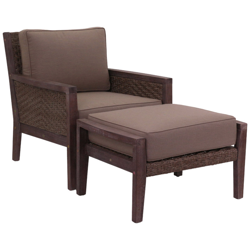 Chaise de patio avec coussins Sergio, Oui