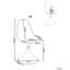 Set of 2 Dining Chairs CLARKSVILLE Transparent