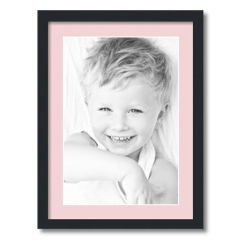 Matte Picture Frame with Mat, Hollyhock