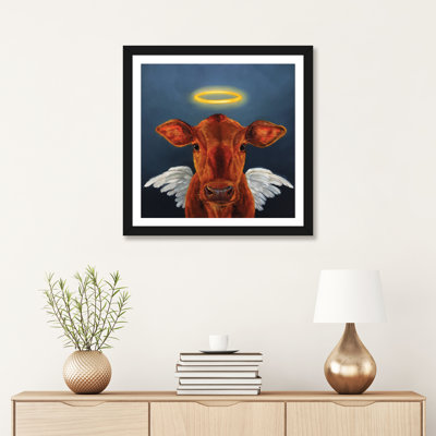 Sainte vache, art encadré