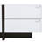 Modern 80" Tv Cabinet: White Contemporary With Finish And Spacious Room For Items Stand Displays: , Surface, Abundant Storage-130420534