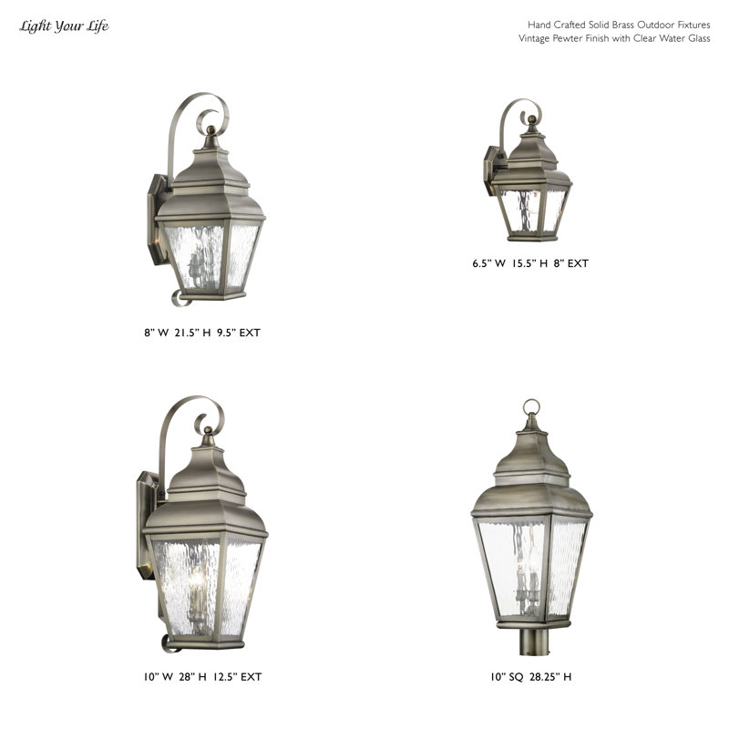 Anousha Wall Light, Vintage Pewter