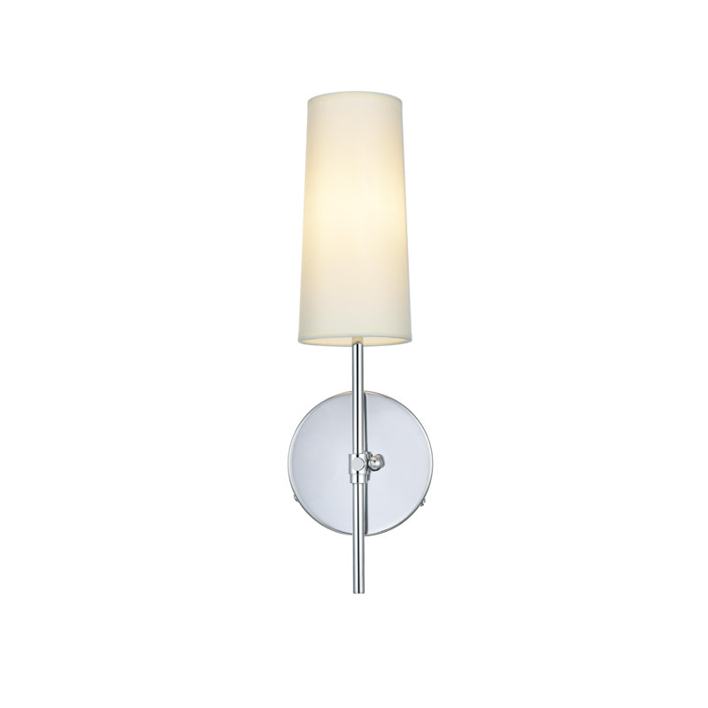 Imogen 15.5'' H 1-Light Iron Wallchiere , Chrome