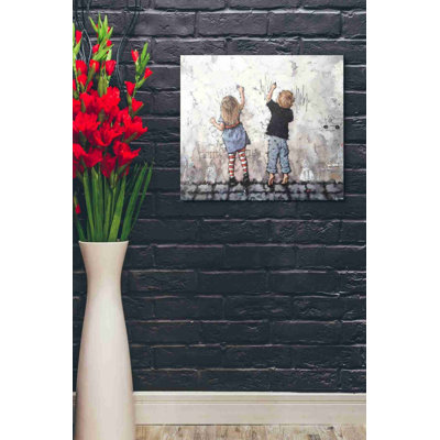 'Wall Graffiti' by Alexander Gunin, Canvas Wall Art