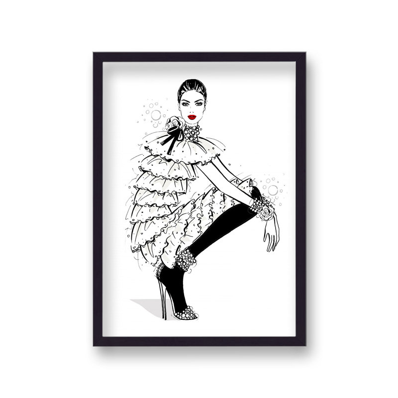The Touch Rose - Single Picture Frame Print