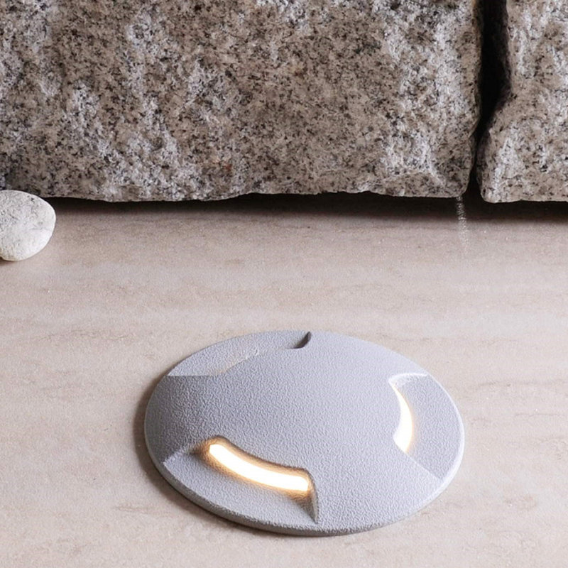 Resin Well Light, Gray