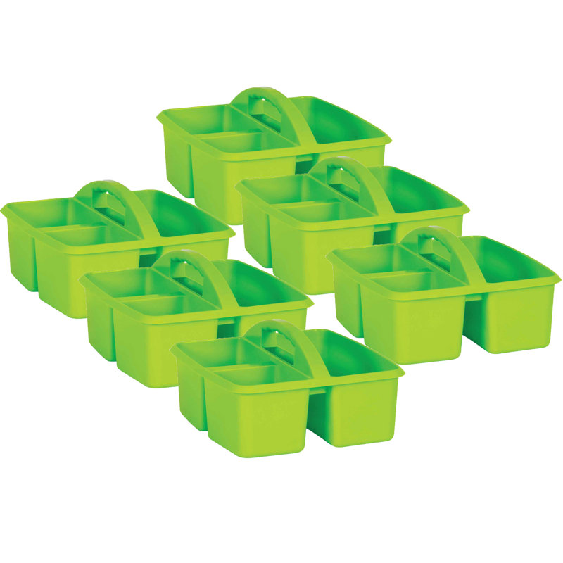 Rebrilliant Plastic Decorative Bin, Lime
