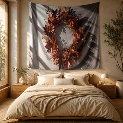 Thanksgiving Fall wreaths Wall Tapestry