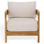 Chaise de patio en teck Achilles