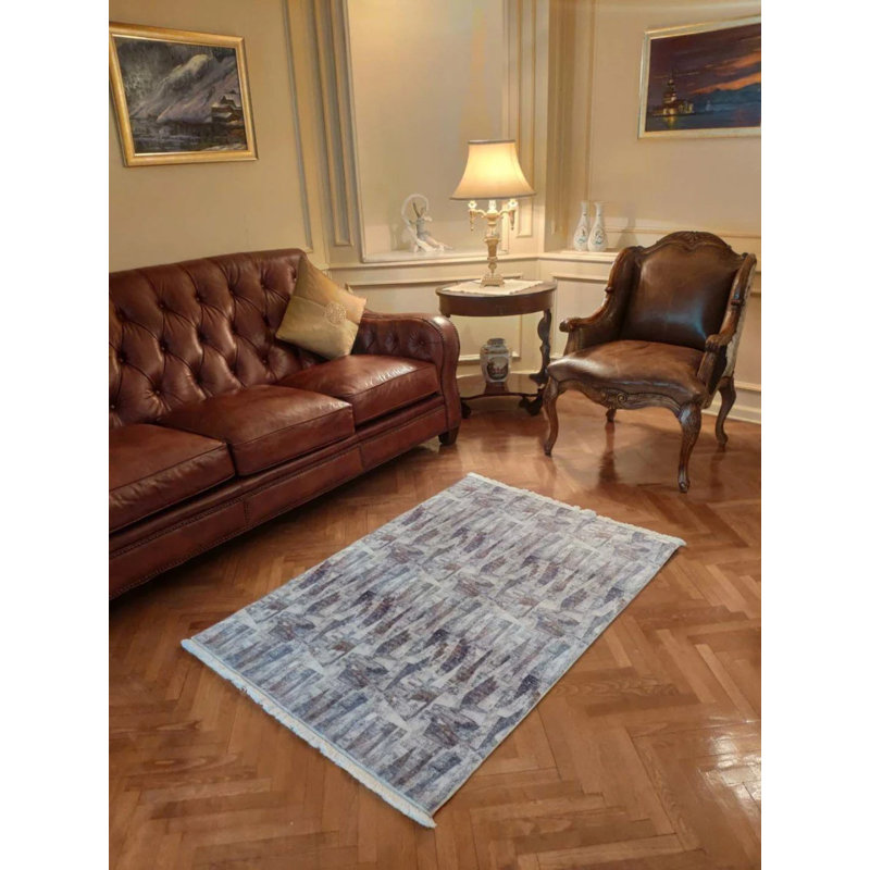 Tapis en coton Siena avec envers antidérapant, Rectangle 4 pi 3 po x 12 pi 5 po