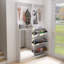 Armoire à chaussures avec 3 tiroirs rabattables