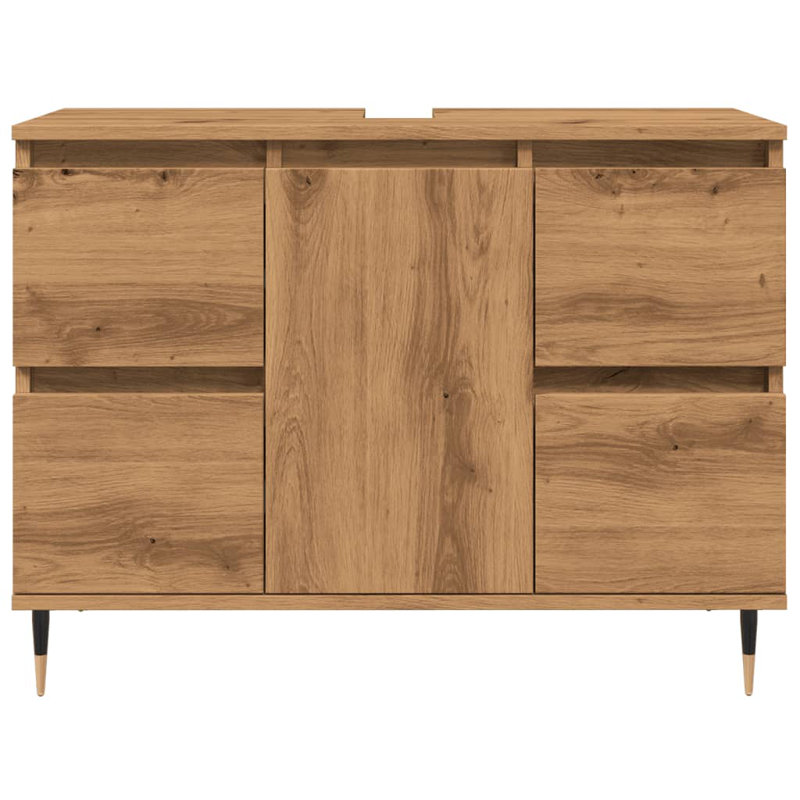 Leonville Bathroom Cabinet, Artisian Oak