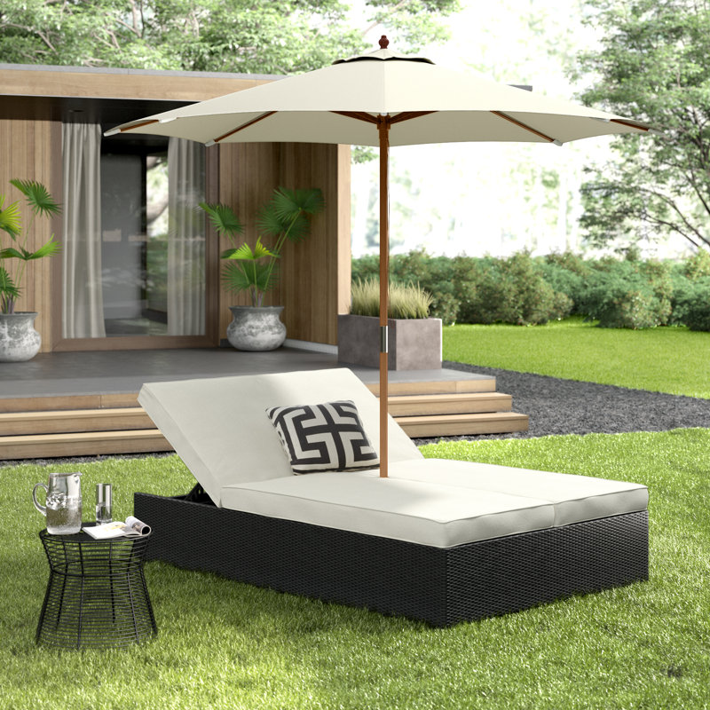 Ensemble de patio extérieur Double Espresso, Blanc