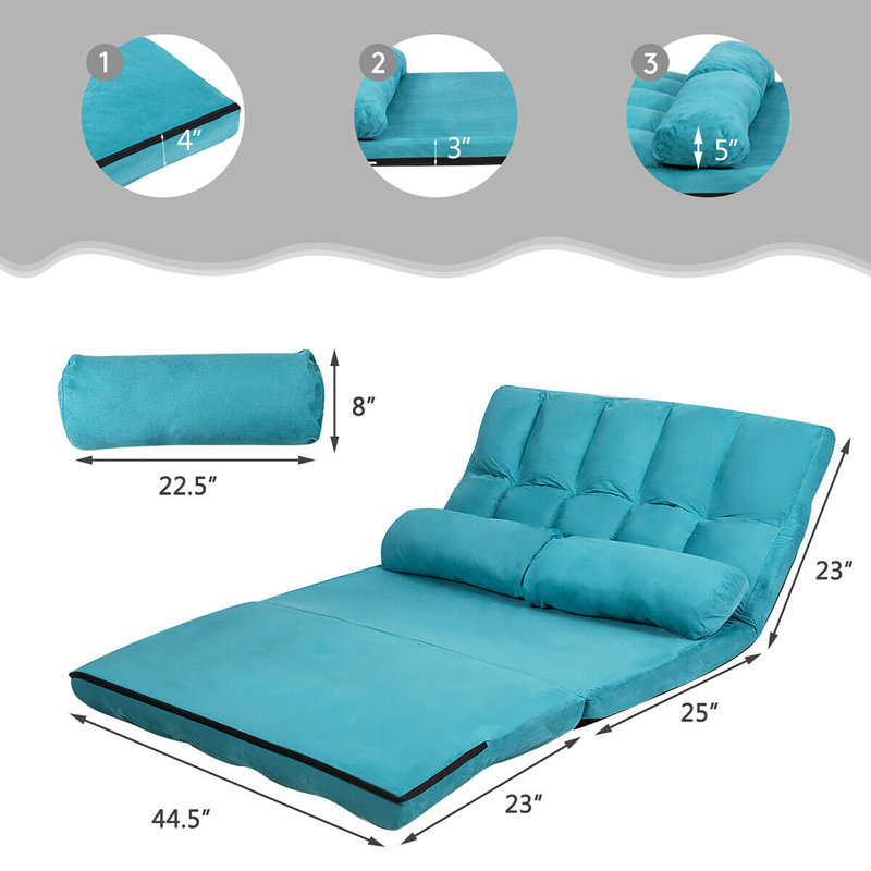 Trule Adjustable Floor Game Chair, Blue