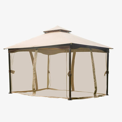 13 Ft. W x 10 Ft. D Steel Patio Gazebo