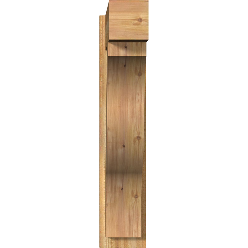 Jeu de blocs Funston, P 28 po x H 40 po, Cèdre rouge de l'Ouest de 8 po (sciage brut)