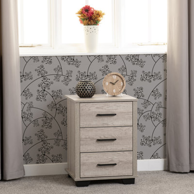 Naisha 45cm W Manufactured Wood Bedside Table