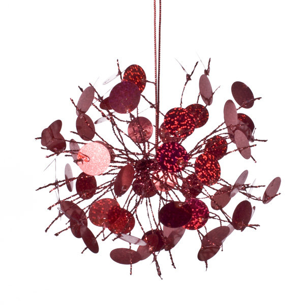 18cm Holiday Shaped Ornament, Red