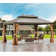 Pro Series Hardtop Patio Gazebo, Outdoor Hardtop Gazebo with Double Roof