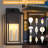 2 - Light 18'' H Black and White E12 Base Outdoor Wall Light with Clear Tempered Glass-1717287591