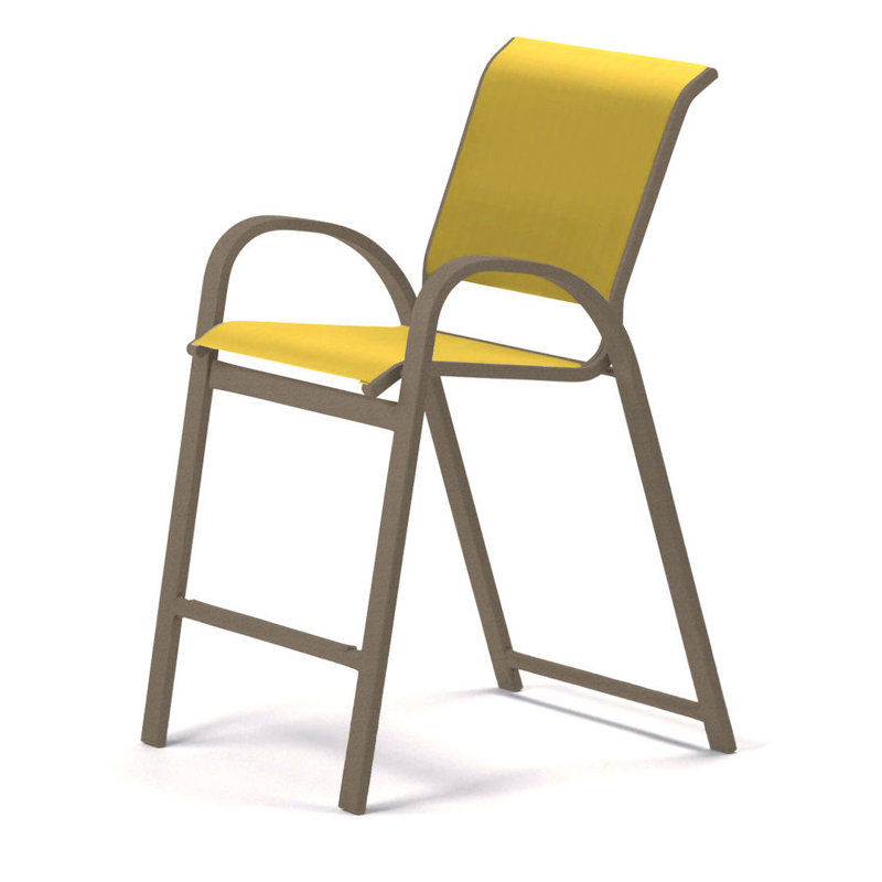 Tabouret de bar 42 po Holna, Désert texturé, Jaune