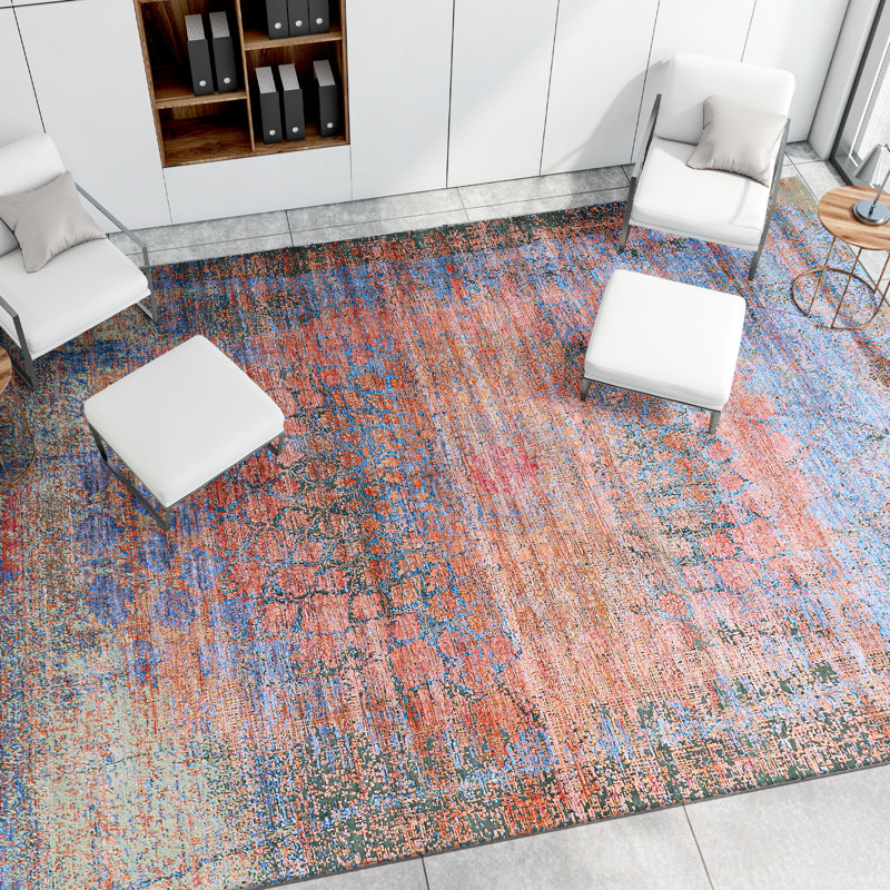 Tapis rectangulaire noué à la main, Rectangle 12 pi x 15 pi