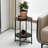 Glass Top End Table Set