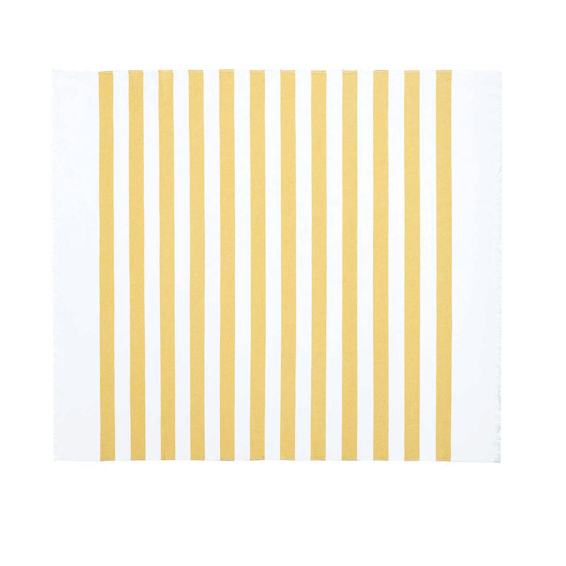 Costa Nova Beach Towel, Mustard, Medium