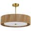 Lustre suspendu tambour en corde naturelle à 3 lumières Kamila-793147778