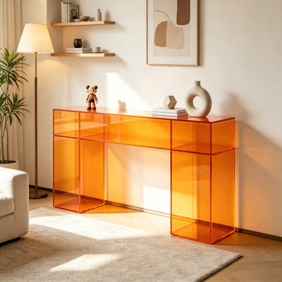 Console orange orange moderne